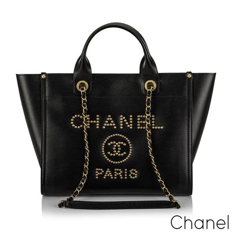 chanel deauville bag leather